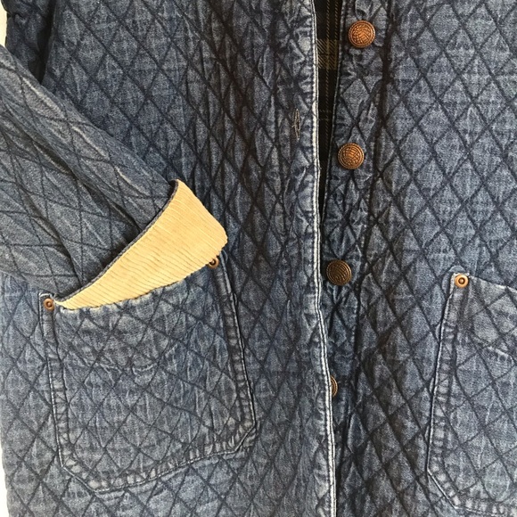 Quilted denim chore coat! - Picture 5 of 6